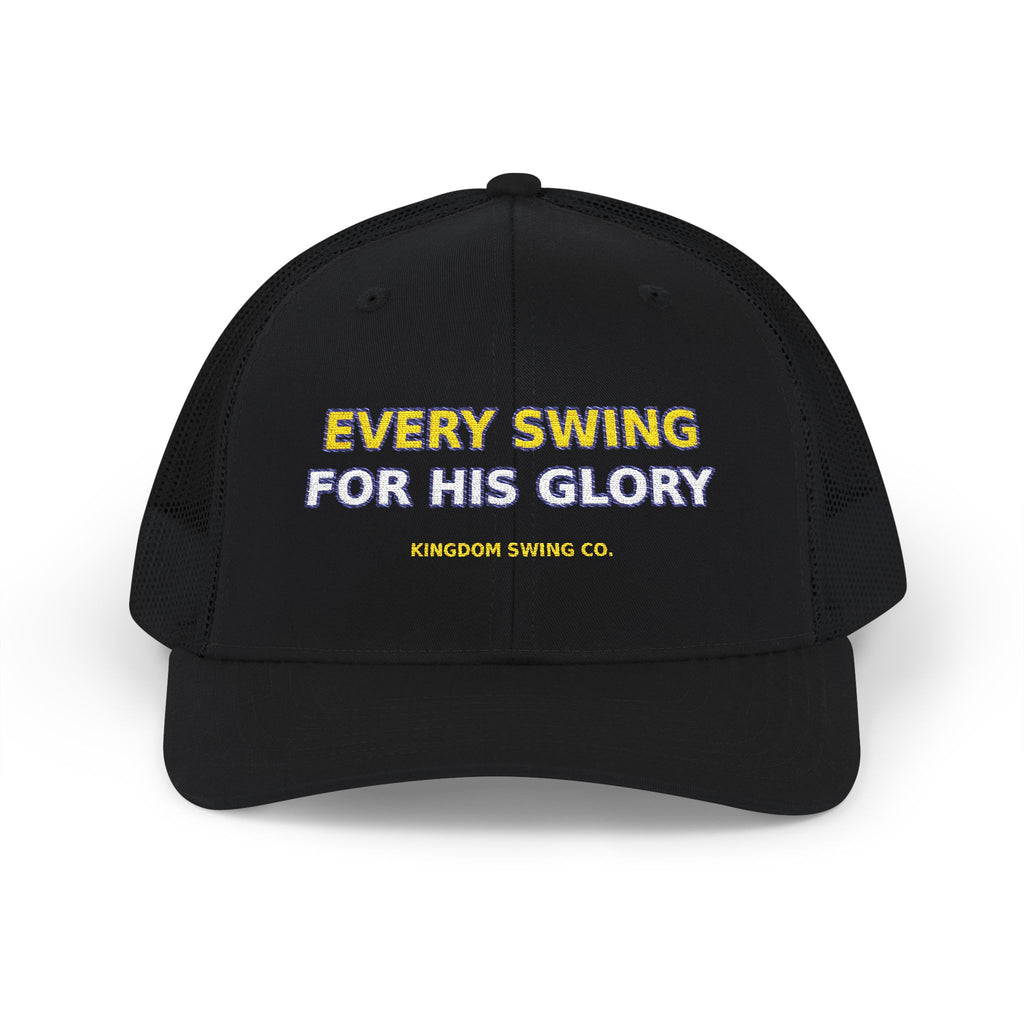 Every Swing for His Glory Snapback Trucker Cap