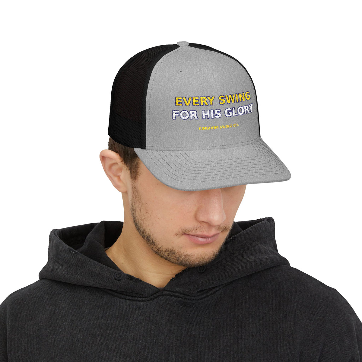 Every Swing for His Glory Snapback Trucker Cap