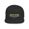 Every Swing for His Glory Christian Golf Flat Bill Snapback