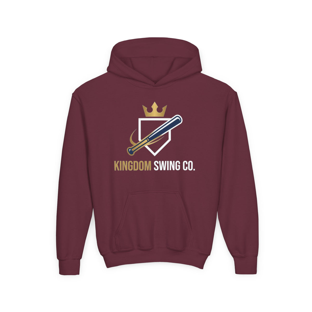 Kingdom Swing Co. Youth Christian Baseball Hoodie