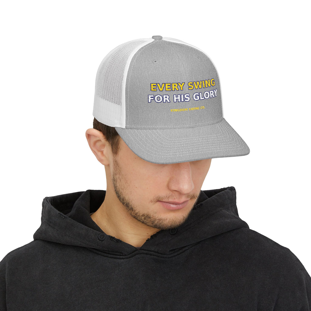Every Swing for His Glory Snapback Trucker Cap