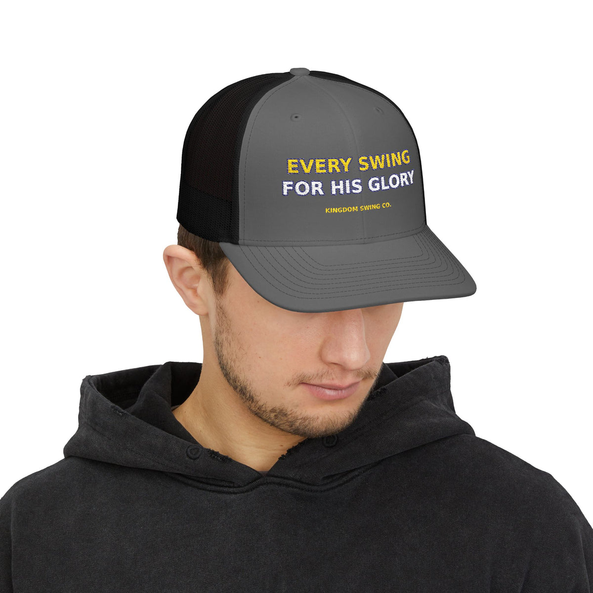 Every Swing for His Glory Snapback Trucker Cap