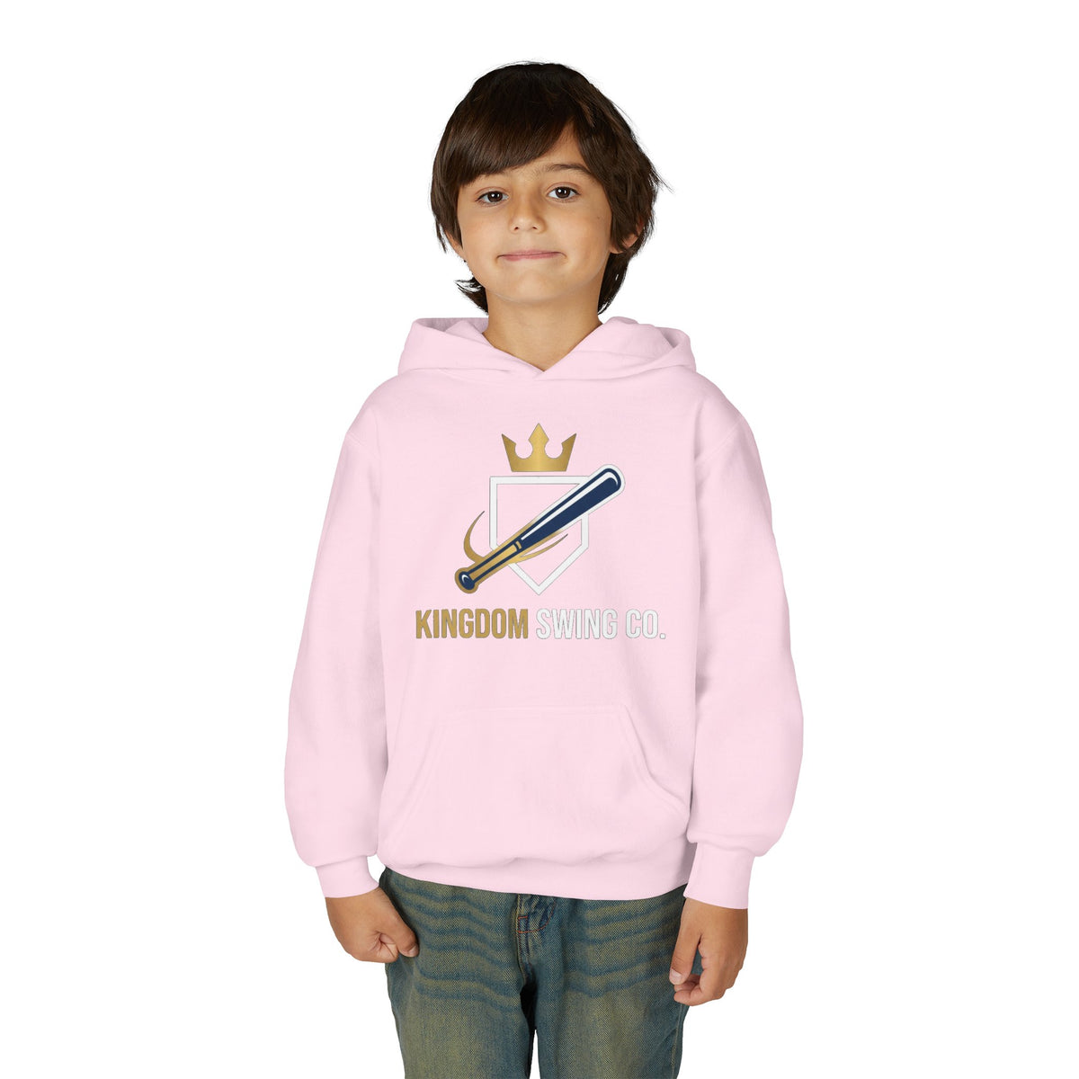 Kingdom Swing Co. Youth Christian Baseball Hoodie