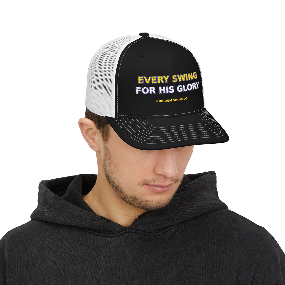 Every Swing for His Glory Snapback Trucker Cap