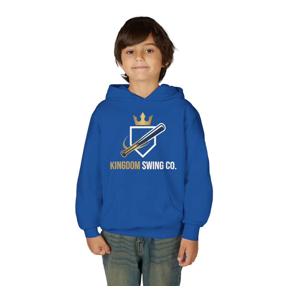 Kingdom Swing Co. Youth Christian Baseball Hoodie