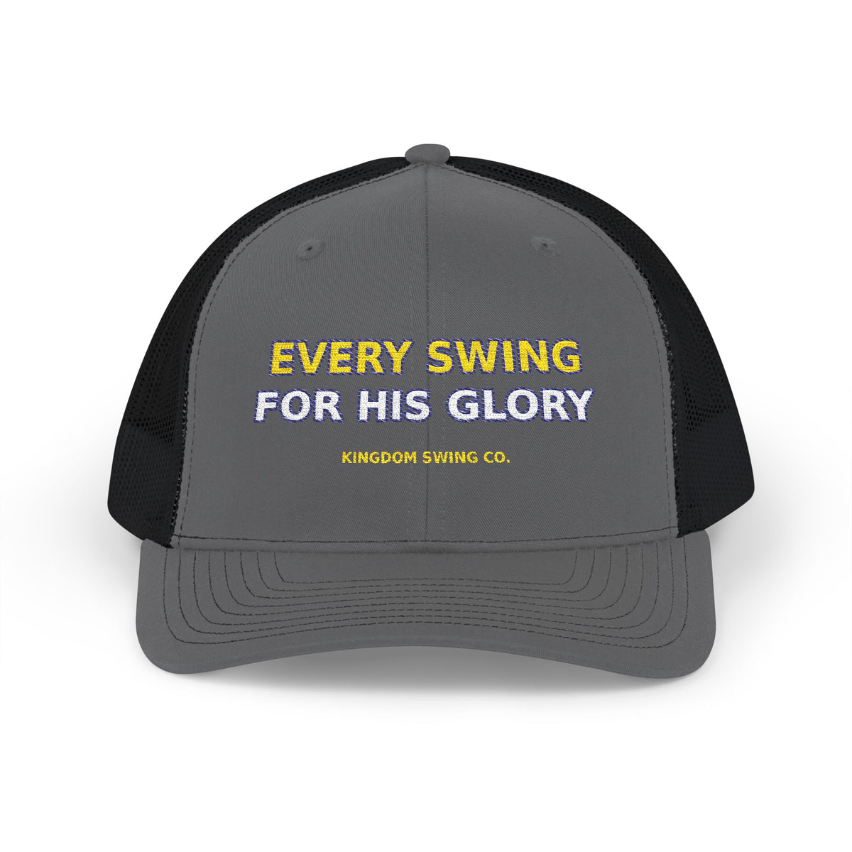 Every Swing for His Glory Snapback Trucker Cap