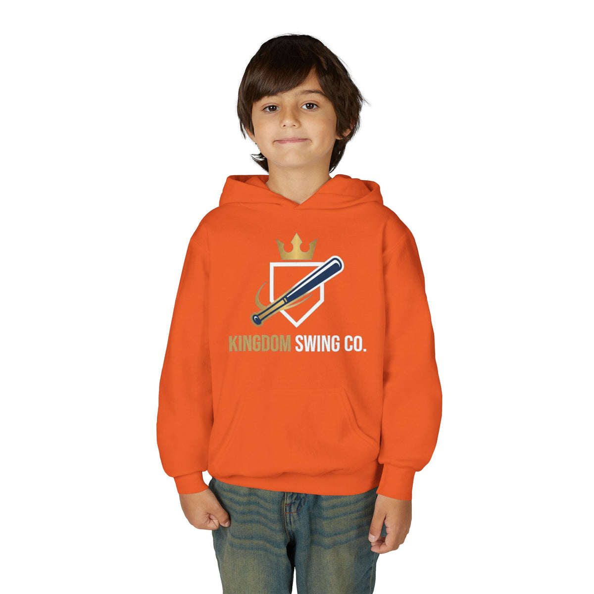 Kingdom Swing Co. Youth Christian Baseball Hoodie