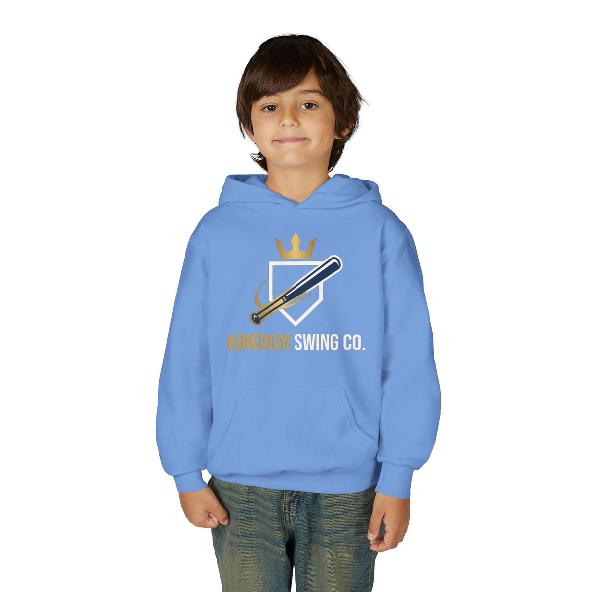 Kingdom Swing Co. Youth Christian Baseball Hoodie
